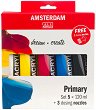 ������� ��� Royal Talens Standart - �������� ������� - 5 ����� x 120 ml � 3 ���������� �� ���������� Amsterdam - ���