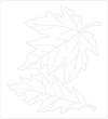 ����� �� ������ �� ��������� � ����� Sizzix Bigz Autumnal Leaves