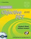 Objective PET Second edition:       B1:  + CD-ROM     -  