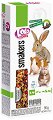 Крекери за зайчета и гризачи Lolo Pets - 2 x 45 g, с рожков, от серията Smakers - храна