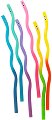 ������ ������ � �������� �� ���� Kidoki Wiggly Worm Color Changing Straws - 