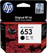 Касета с мастило за принтер HP 653 Black - 360 страници -