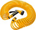 Спирален градински маркуч ∅ 3/8" Tolsen - 15 m с аксесоари -