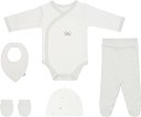 Комплект за изписване 5 части Kikka Boo - От колекцията Seally Me, 0-3 м - продукт