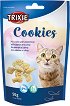 Лакомства за котки Trixie - 50 g, със сьомга и котешка трева - храна