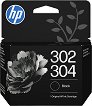 Касета с мастило за принтер HP 302/304 Black - 120 страници -