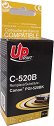 Касета с мастило за принтер UPrint C-520 Black - 350 страници -