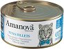 Консерва за котки Amanova - 70 g, с риба тон в бульон, в зряла възраст - храна