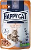 Пауч за кастрирани котки Happy Cat - 85 g, с патешко в сос, от серията Culinary, в зряла възраст - храна