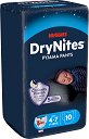 Гащи Huggies DryNites Pyjama Pants Boy 4-7 - 10 броя, за деца 17-30 kg, на тема Marvel - продукт