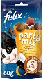 Лакомство за котки Felix Party Mix - 60 g, с птиче, в зряла възраст - продукт