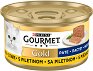 Пастет за котки Gourmet - 85 g, с пилешко, от серията Gold, за над 1 година - храна