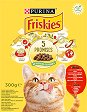 Суха храна за котки Friskies - 0.3 и 10 kg, с говеждо, пилешко и зеленчуци, за над 1 година - храна