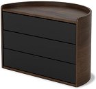 Органайзер за бижута и гримове UMBRA Moona - 25 / 18 / 15 cm, цвят орех - продукт