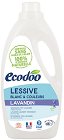 Течен перилен препарат за цветно и бяло пране Ecodoo - 2l, с аромат на лавандула - перилен препарат