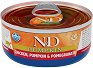 Консерва за котки N&D - 70 g, с пилешко, тиква и нар, от серията Pumpkin, в зряла възраст - храна