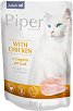 Пауч за котки Piper Adult - 100 и 10 х 100 g, с пилешко, в зряла възраст - храна