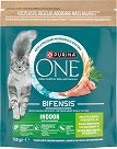 Суха храна за домашни котки Purina ONE Bifensis Indoor Formula - 0.75 kg, с пуешко, за над 1 година - храна