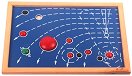 Дървена дъска - Слънчева система - По метода на Монтесори - играчка