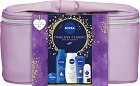 Подаръчен комплект с несесер Nivea Timeless Classic - Душ крем, мляко за тяло, универсален крем, ролон и крем за ръце - продукт