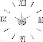 Стенен часовник Splendid Sticker Romer Silver -