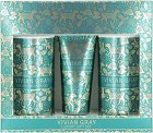 Подаръчен комплект Vivian Gray Velvet Touch Golden Deers - Душ гел, лосион за тяло и крем за ръце - продукт