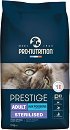 Суха храна за кастрирани котки и със склонност към наднормено тегло Pro-Nutrition Adult Sterilised - 10 kg, с риба, от серията Prestige Cat, в зряла възраст - храна