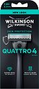 Wilkinson Sword Quattro 4 - Мъжка самобръсначка с 4 ножчета - продукт