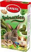 Лакомства за гризачи Sanal - 45 g, със спанак - храна
