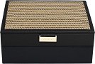 Кутия за бижута STACKERS Raffia - 25 / 18 / 10.7 cm, с ниво за часовници - продукт