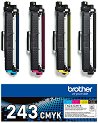 Тонер касети Brother TN-243 C, Y, M, BK - 4 броя, 1000 страници -