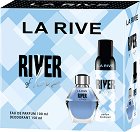 Подаръчен комплект La Rive River of Love - Дамски парфюм и спрей дезодорант - продукт