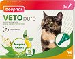 Репелентни капки за котки Beaphar Veto Pure Flea Spot On - 3 пипети, за над 12 седмици - продукт