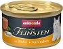 Мус за котки Animonda Vom Feinsten - 85 g, с пилешко и заешко, от 1 до 6 години - храна