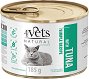 Консерва за кастрирани котки 4Vets Natural - 185 g, с риба тон, в зряла възраст - храна