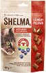 Лакомства за котки SHELMA Crunchy Pillows - 60 g, с говеждо и боровинки - храна