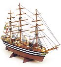 Барк - Amerigo Vespucci - Сглобяем модел от дърво - макет