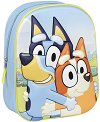 Раница за детска градина - Cerda - С 3D панел на тема Bluey - раница