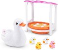 Интерактивна играчка Мама патица с малки патенца - Zuru - От серията Pets Alive - играчка