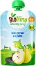 Био плодов пауч с круши и сливи BioNino - 90 g, за 4+ месеца - пюре