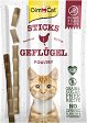 Лакомства за котки GimCat Sticks - 4 x 5 g, с птиче месо - храна
