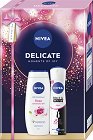 Подаръчен комплект Nivea Delicate Moments of Joy - Душ гел и спрей дезодорант - продукт
