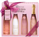 Подаръчен комплект IDC Institute Scented Bath Rose - Душ гел, лосион за тяло, пяна и соли за вана - продукт