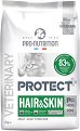 Суха храна за котки с дерматологични нарушения и косопад Pro-Nutrition Hair & Skin - 2 kg, от серията Protect Cat, в зряла възраст - храна