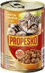 Консерва за котки PROPESKO - 415 и 12 x 415 g, с пуешко и агнешко, в зряла възраст - храна
