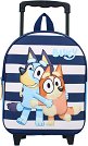Раница за детска градина с колелца Vadobag - С 3D панел на тема Bluey - раница