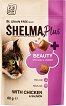 Лакомства за котки за здрава кожа и лъскава козина SHELMA Plus Beauty - 60 g, с пилешко и сьомга - храна