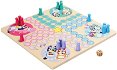 Не се сърди човече - Детска състезателна игра на тема Bluey - игра