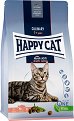 Суха храна за активни котки Happy Cat Adult - 0.3 ÷ 10 kg, със сьомга, от серията Culinary, в зряла възраст - храна