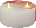 Свещник от хималайска сол Wagner Life Design Yin Yang - 1.5 kg, от серията Himalaya Salt Dreams - продукт